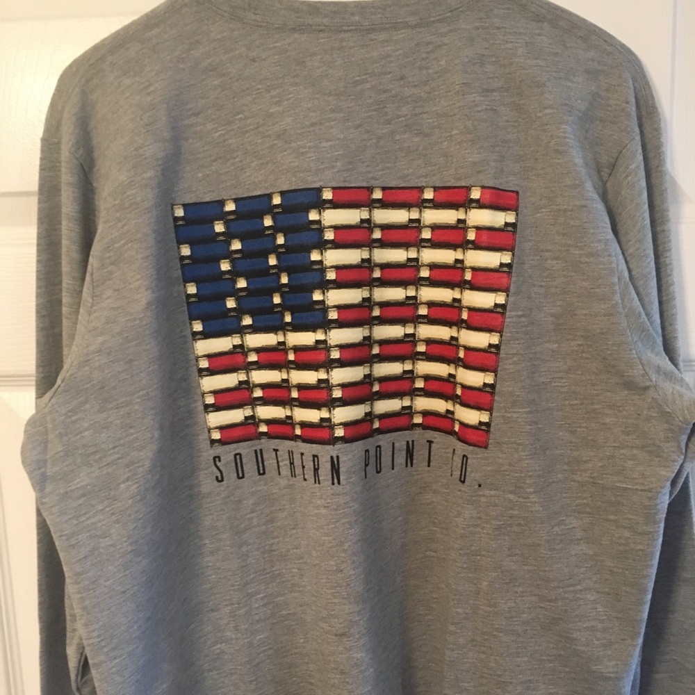 Shotgun shell Southern Point Long Sleeve T-shirt